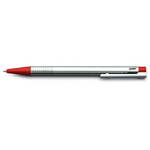 LAMY ラミー ボールペン 油性 ロゴ ステンレス レッド L205RD 正規輸入品