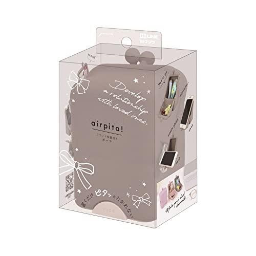 クツワ(Kutsuwa) シリコンケース エアピタポーチ ブラウン AK058BR