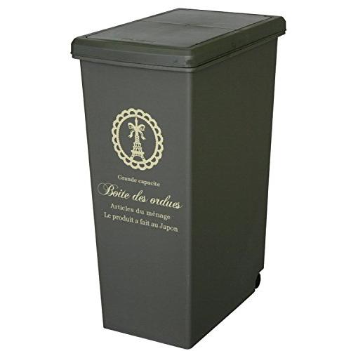 ゴミ箱 スライドペール 30L 日本製 ブラウン