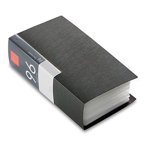 BUFFALO CD&amp;DVDファイルケース ブックタイプ 96枚収納 ブラック BSCD01F96B...