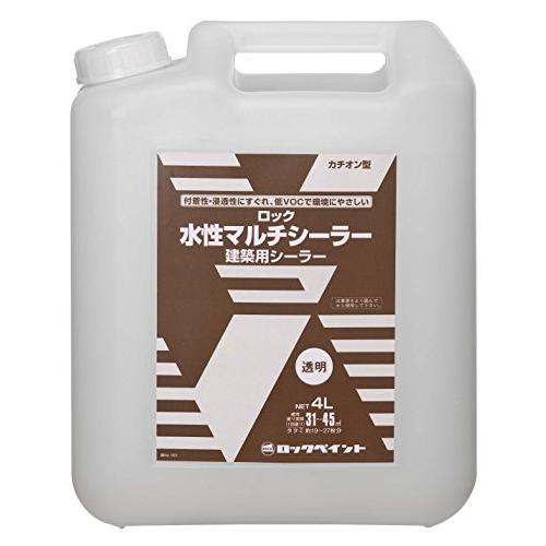 ロックペイント 水性シーラー ロック水性マルチシーラー 4L H33-1159-02