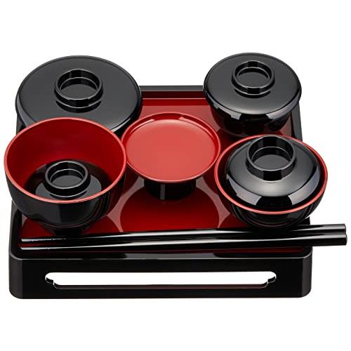 仏膳 4.5寸 黒(内朱) 4307450400011