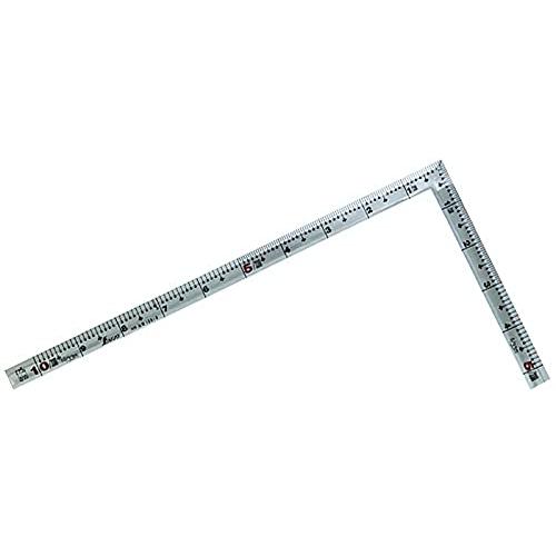シンワ測定(Shinwa Sokutei) 曲尺 大工用 裏面角目盛 赤数字入 シルバー 1尺 10...