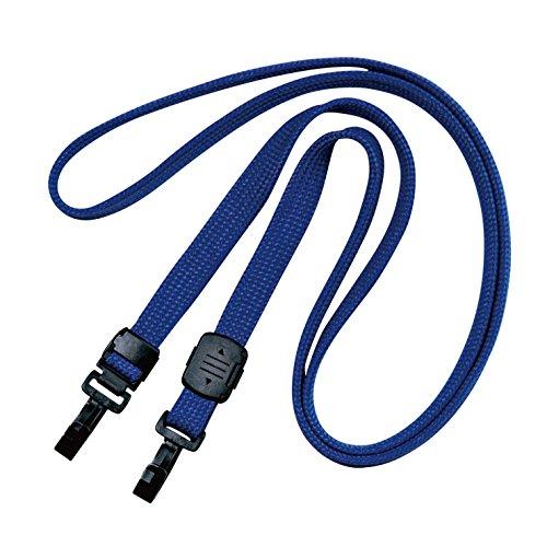 オープン工業 名札用 ストラップ うらがえり防止 10本 青 NX-7-BU