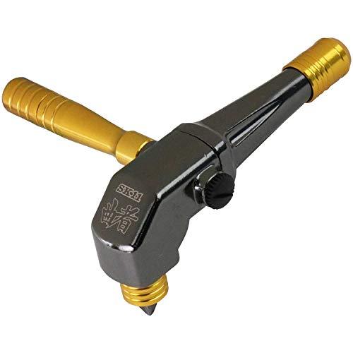 SK11 アングルドライバー 曲者 ヘッド56mm ワンタッチクイックチャック 35mm両頭ビット付...