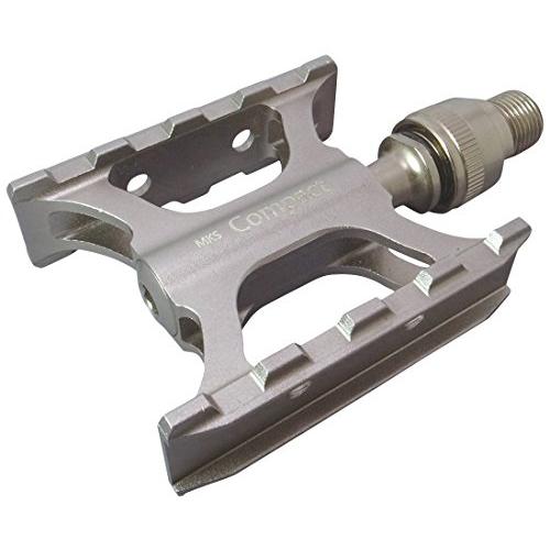 MKS(三ヶ島製作所) 自転車 ペダル Compact Ezy (コンパクト イージー) グレー