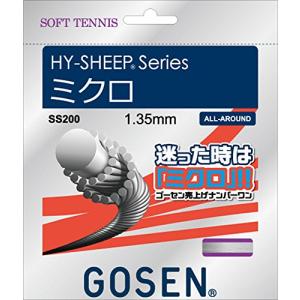 ゴーセン ハイ・シープ ミクロ ホワイト(HY‐SHEEP MICRO) SS200W｜hapitize