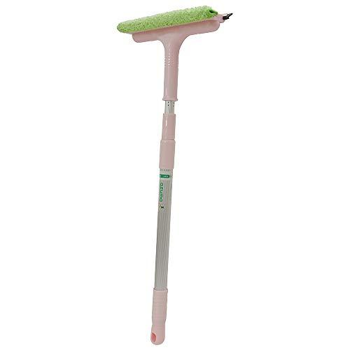 アズマ工業 TK伸縮自在 ガラス網戸ワイパー ピンク 窓ガラスと網戸のお掃除はこれ1本 ガラスワイパ...