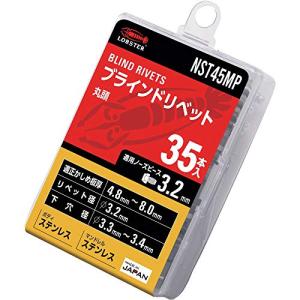 ロブテックス ブラインドリベット エコパック ステンレス/ステンレス 4-5 (35本入) NST45MP｜hapitize