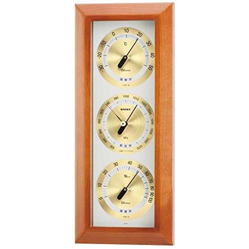 EMPEX(エンペックス気象計) 天然木 アトモス気象計 掛け型 BM-727