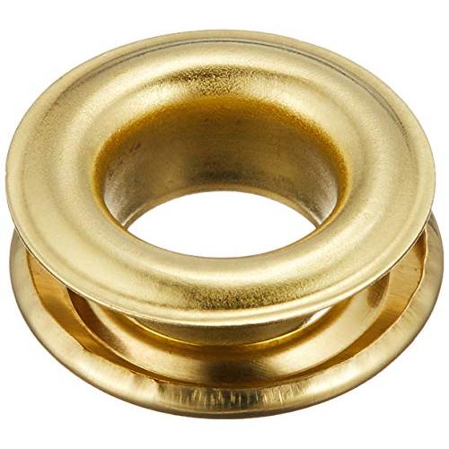 TRUSCO(トラスコ) 両面ハトメ 真鍮 12mm 100組入 THP-B12