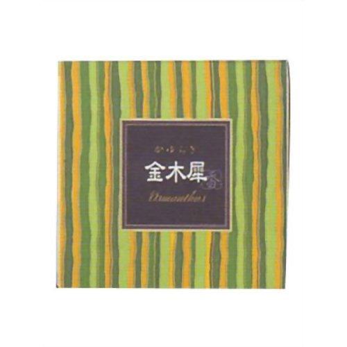 日本香堂(Nippon Kodo) かゆらぎ 金木犀 コーン 12個入 香立付 ホワイト 12個 (...