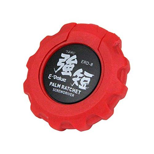E-Value パームラチェットドライバー ERD-8 全高34mm ギア数60山 +No.2ビット...