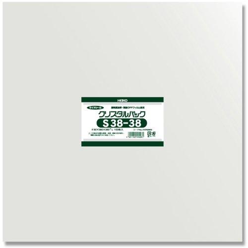 シモジマ ヘイコー 透明 OPP袋 クリスタルパック 38×38cm 100枚 S38-38 006...