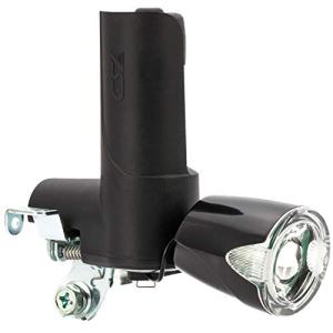 YSD(ワイエスディー) 自転車 ヘッドライト [DL11K] LEDブロックダイナモ ブラック 残光機能付き DL11K ブラック｜hapitize