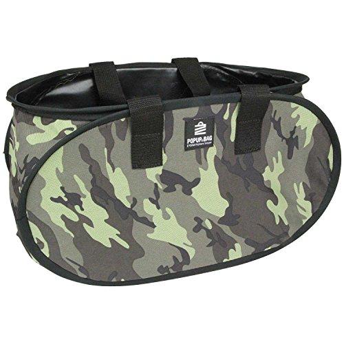 E-Value ポップアップバッグ 幅320×高さ150×奥行185mm 迷彩グリーン EPU-32...