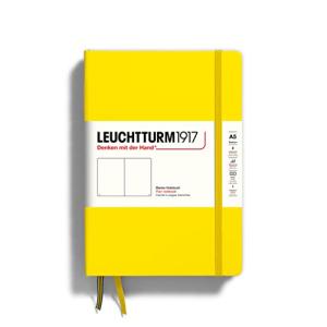 LEUCHTTURM1917/ロイヒトトゥルム Notebooks Medium (A5) レモン ミディアム (A5) 無地 344801｜hapitize