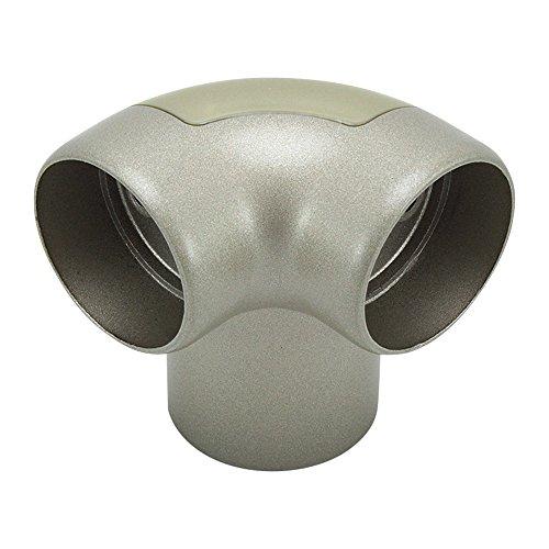 WAKI ABIRA 室内手すり用金具 ぬくもり手すり NES L型エルボ Φ32・35mm用