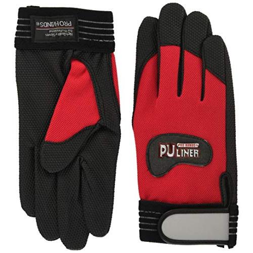 富士グローブ PUライナーアルファ レッド L 0772