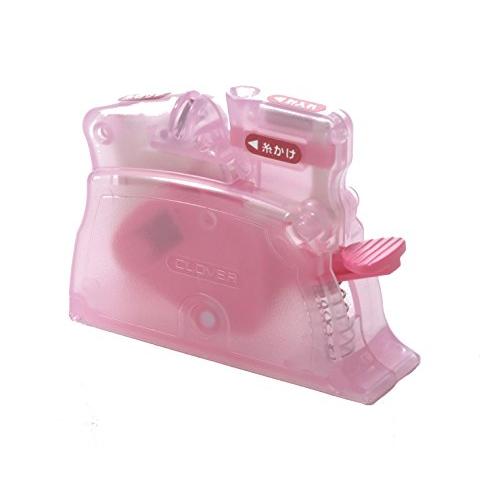 クロバー(Clover) Clover デスクスレダー 卓上型糸通し器 ピンク 10-518