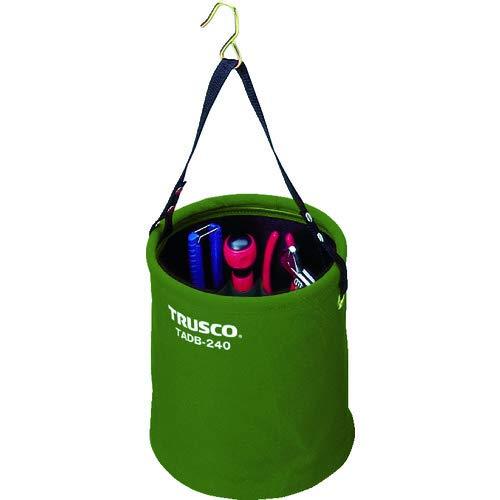 TRUSCO(トラスコ) アタッチメント付電工バケツΦ240X240 OD色 TADB-240-OD