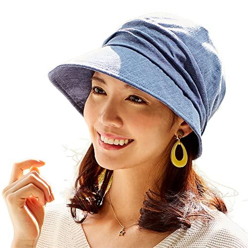 アイメディア キャスケット 帽子 レディース つば広帽子 ハット 紫外線対策 紫外線カット おしゃれ...