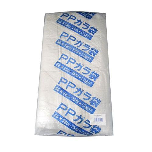 アイネット ガラ袋 分別袋 クリアー 半透明 25枚束 60cm×90cm