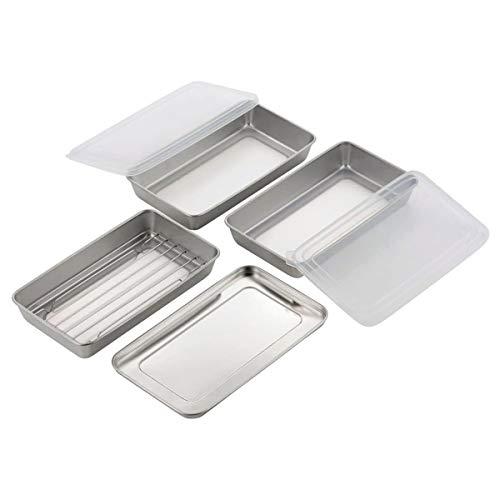 下村企販 揚げ物 バット 7点セット 【日本製】 下ごしらえに便利 小分け フタ付き アミ付き 料理...