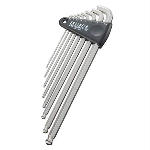 エンジニア ボールレンチセット ロングスタビータイプ 8本組 TWB-02