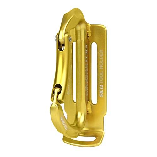 SK11 アルミツールフック ベルト幅50mm用 SATH-GOLD 耐荷重3kg ゴールド 落下防...