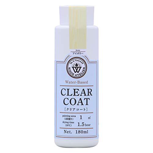 和信ペイント 水性ウレタンニス ウッドアトリエ クリアコート 180ml 800732 木部をコーテ...