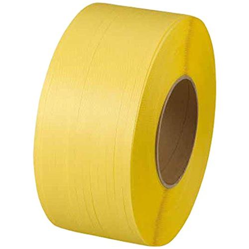 TRUSCO(トラスコ) 自動梱包機用PPバンド15.5×2500 黄