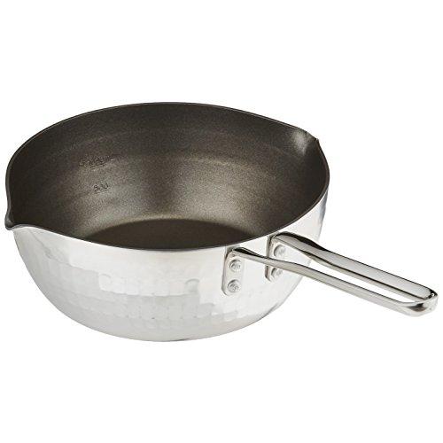 遠藤商事 TKG 片手鍋 雪平鍋 20cm アルミ製 こびりつきにくいテフロン加工 IH対応 ハンド...