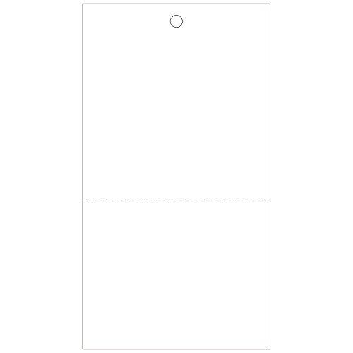 ササガワ タカ印 タグ 提札 18-1506 ミシン目入 白無地 糸なし 500枚 H70×W38m...