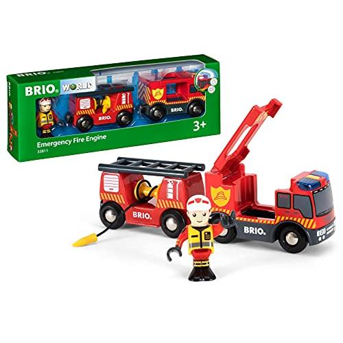 BRIO ライト&amp;サウンド付ファイヤートラック 33811