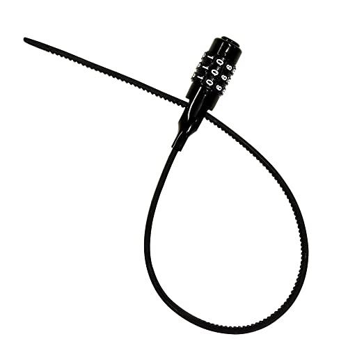 和気産業 ステンベルト錠 大型南京錠 黒 ベルト長さ50cm 倉庫 門扉 自転車 IB-155