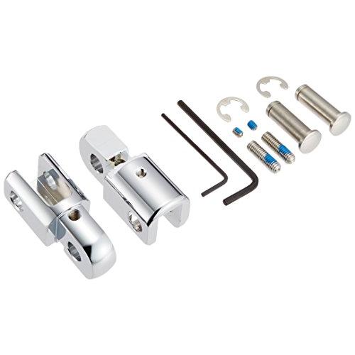 キジマ (kijima)バイク バイクパーツ ステップアップブラケット2 左右セット クロームメッキ...