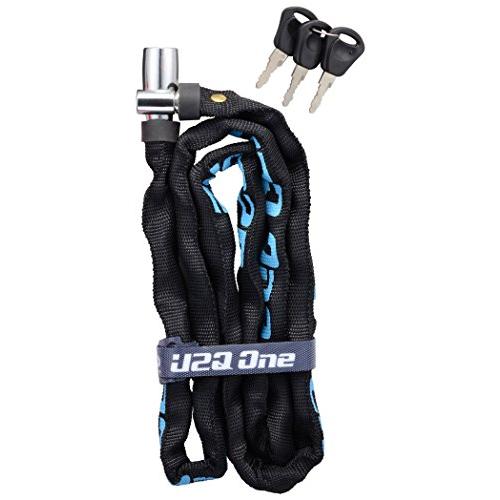 MagicOne(マジックワン) U2Q ONE 379 カギ式チェーン錠 4mmX1200mm ブ...