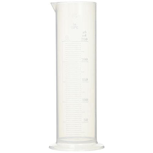 VITLAB PP製メスシリンダー クラスB 短型 250mL