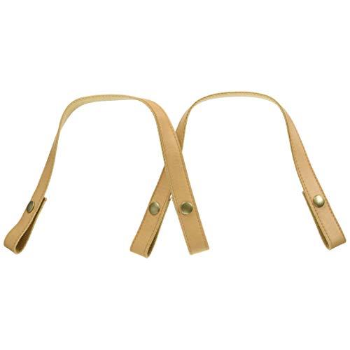 INAZUMA バッグ用 ホック式テープ持ち手 手さげタイプ 全長約40cm #4 ベージュ YAT...