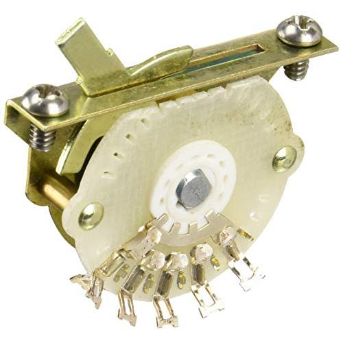 SCUD OAK製レバースイッチ 4way 取付ビス付 ノブ別売り ULS-O4W