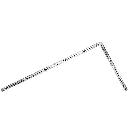 シンワ測定(Shinwa Sokutei) 曲尺 平ぴた 併用目盛 シルバー 50cm/1尺6寸 1...