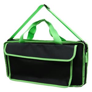 KC キョーリツ 鍵盤ハーモニカバッグ 2Wayタイプソフトケース KHB-10/Neon Green (ショルダーストラップ付属)｜hapitize