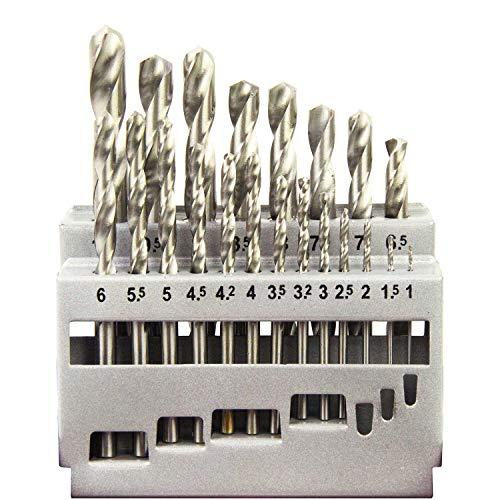 E-Value 鉄工用ドリルセット 丸軸 21本組 ETD-21S