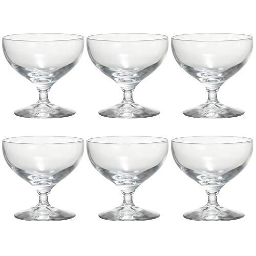 東洋佐々木ガラス デザートグラス レガート《脚・線・美・人》 ソルベ 135ml 6個入り 口部物理...