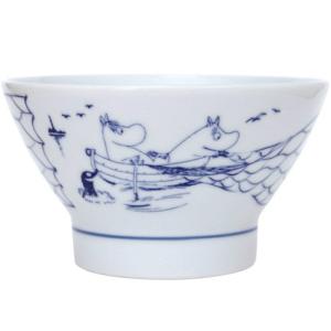 MOOMIN×amabro SOMETSUKE -CHAWAN- [ Fishing ] 波佐見焼 茶碗｜hapitize