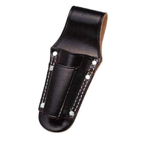 コヅチ(KOZUCHI) 黒床皮ペンチ差し 2段 二重縫 型押 SP-07