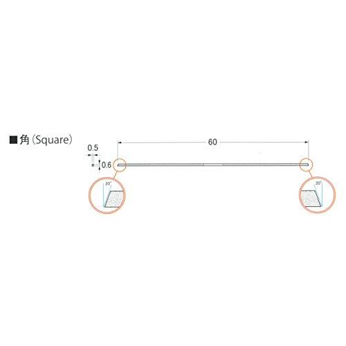 アルゴファイルジャパン 極細ダイヤ スピアダイヤ 角 600 プラモデル用ツール DSS5660