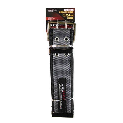 [三共コーポレーション] DBLTACT ダブルピンバックルベルト グレー DT-PB-GL