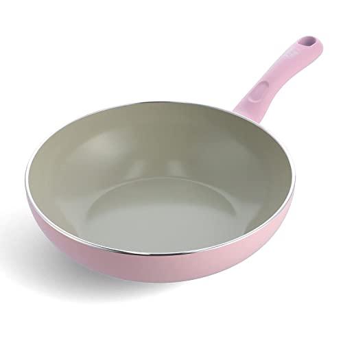 グリーンパン(Greenpan) グリーンシェフ 深型 ウォックパン 28cm IH 対応 セラミッ...